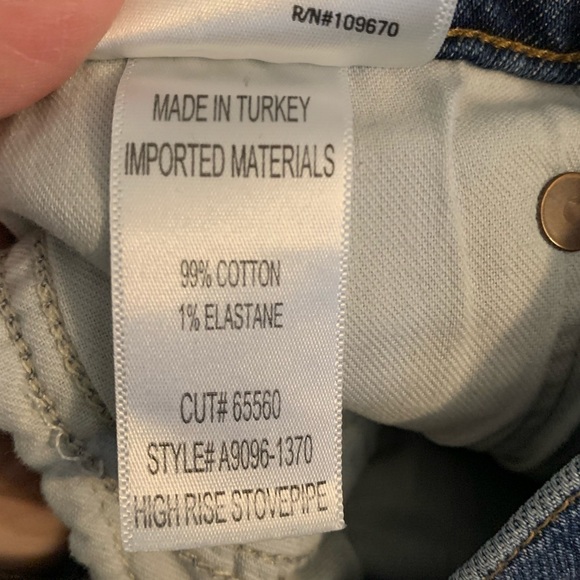 AGOLDE High Rise Stovepipe jeans in Aspire, Women’s Size 28 - Picture 10 of 11